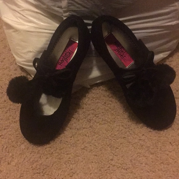 New price ❤️❤️NWOT black shoes with ball ties - Picture 2 of 6